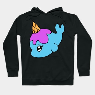 Whale Unicorn Hand Drawn Hoodie